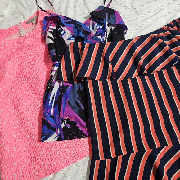 Banana Republic Pink and Multicolor Tank Tops - Picture 1 of 8
